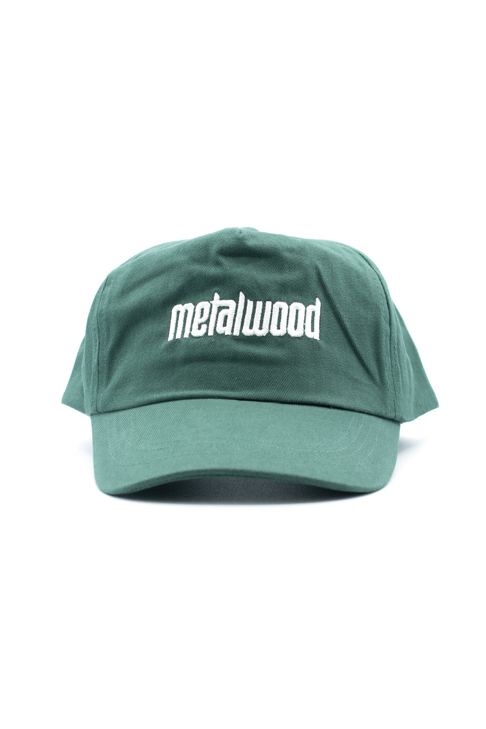 Metalwood Studio Metal Logo 5 Panel Cap Spruce - BONKERS