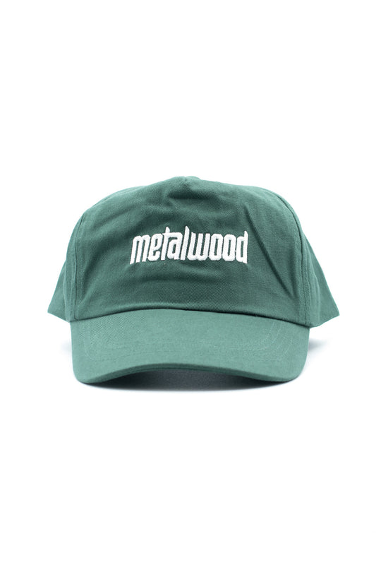 Metalwood Studio Metal Logo 5 Panel Cap Spruce - BONKERS