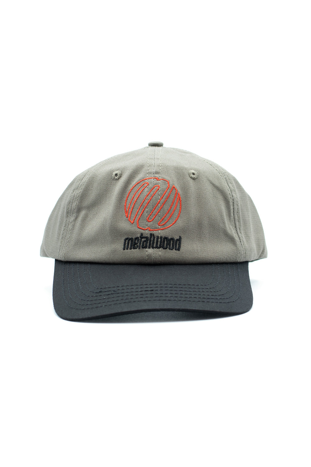 Metalwood Studio Team Logo 6 Panel Cap Grey - BONKERS