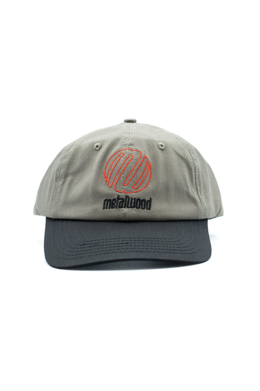 Metalwood Studio Team Logo 6 Panel Cap Grey - BONKERS