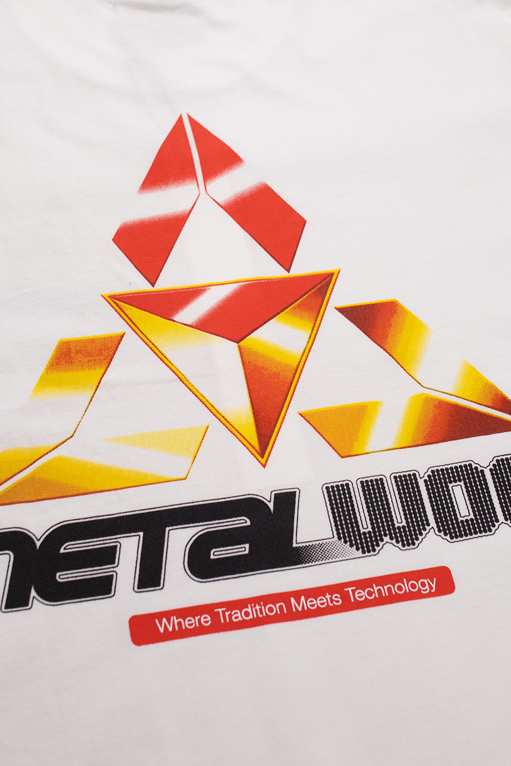Metalwood Studio Tri-Metal T-Shirt White - BONKERS
