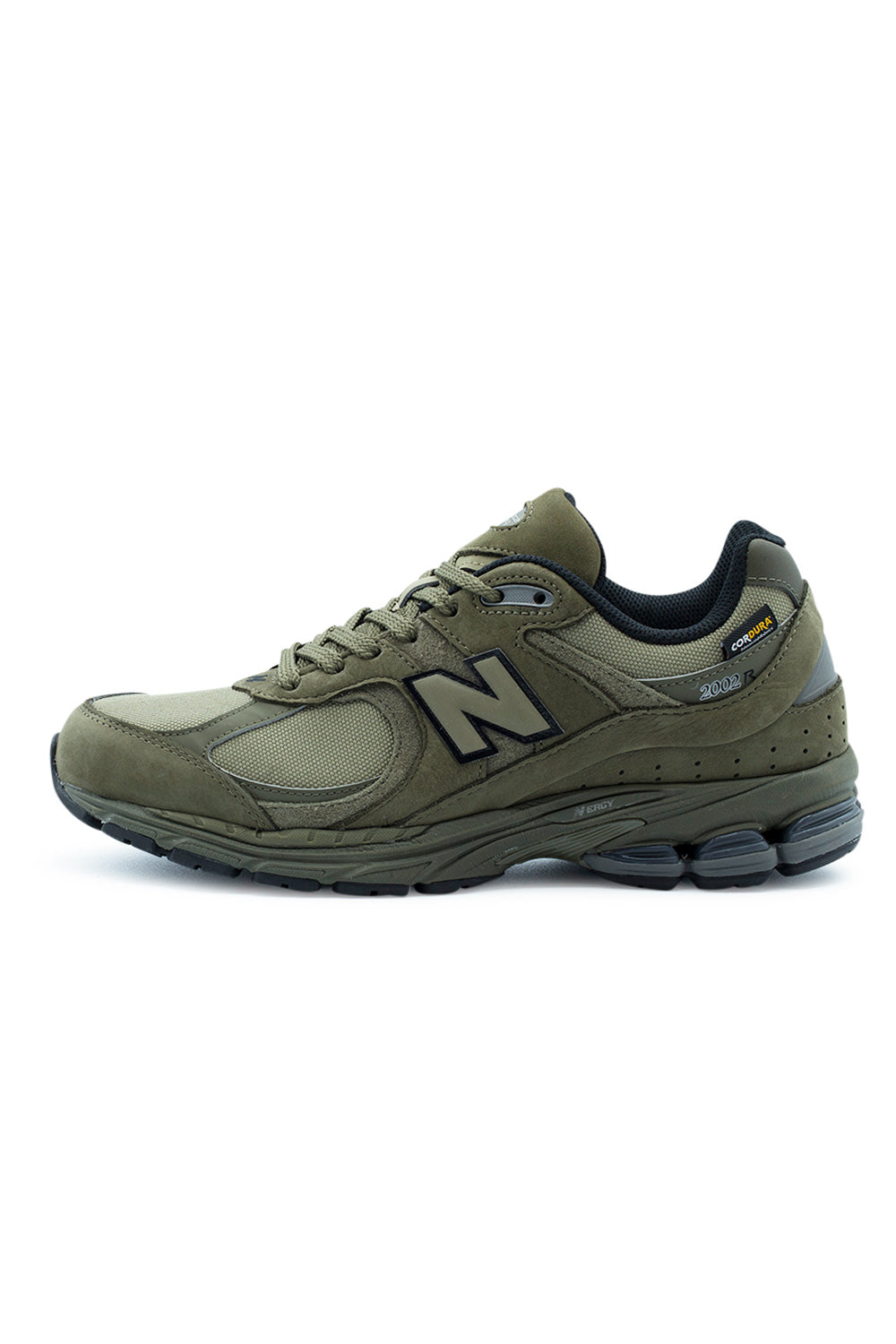 New Balance 2002R (Cordura) Schuh Khakigrün / Grau / Schwarz