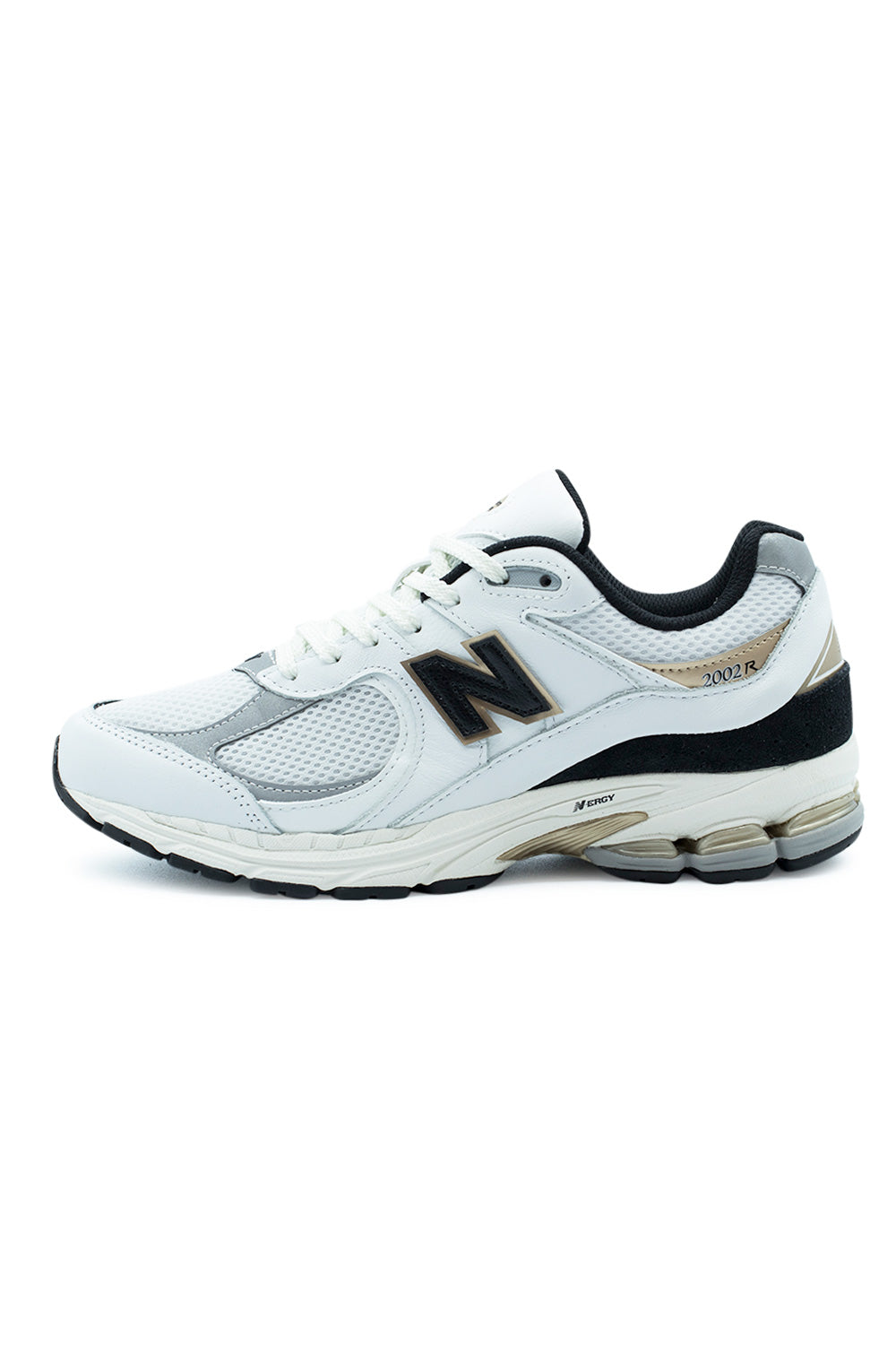 New Balance 2002R Schuh Weiss / Schwarz / Gold