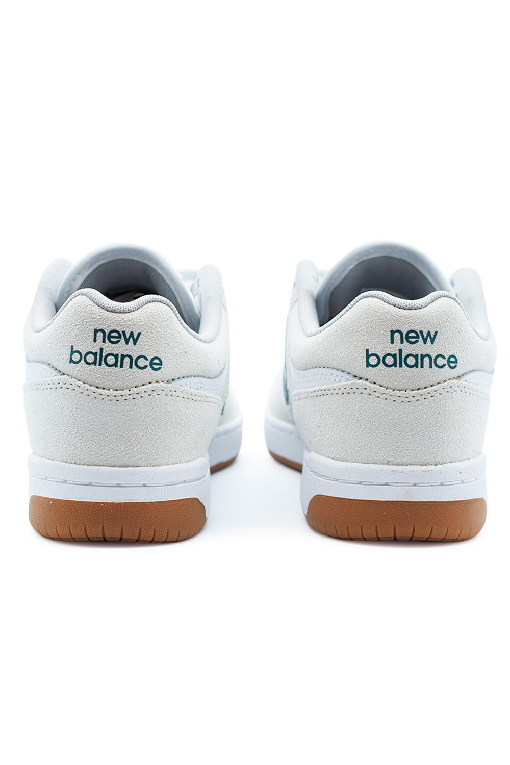 Retro-inspirierter New Balance Numeric 480 – Klassischer Basketball-Look im Sea Salt/Vintage Teal für einen zeitlosen Stil und hervorragende Performance.