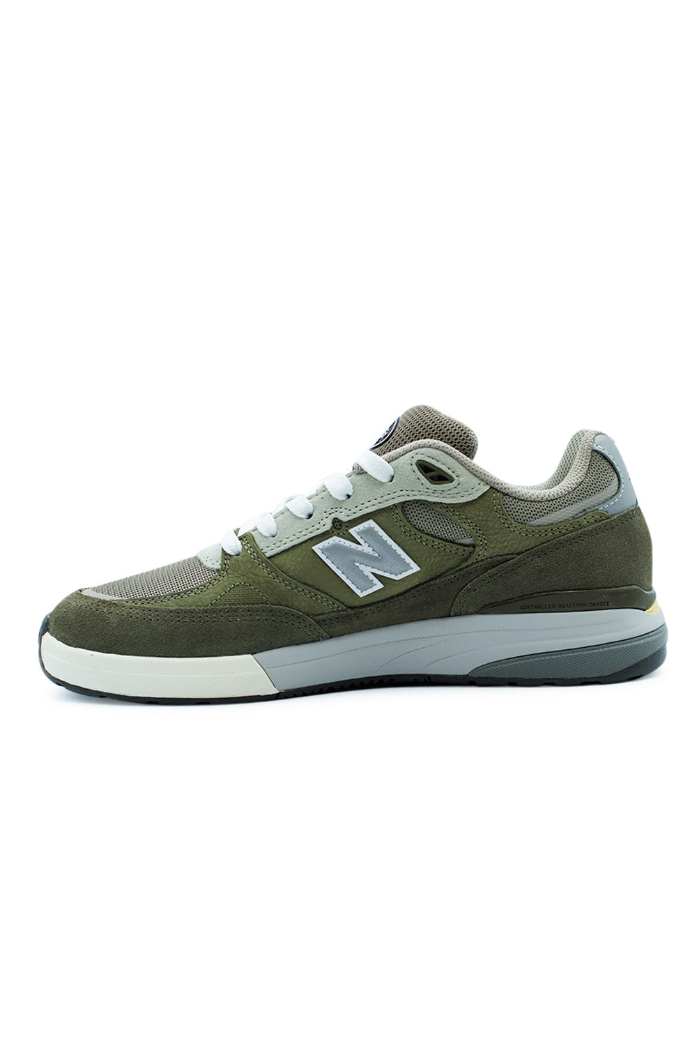New Balance Numeric 933 Andrew Reynolds Shoe Olive / White - BONKERS