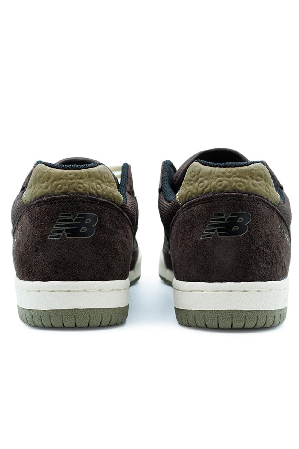 New Balance Numeric x Krooked Tom Knox 600 men’s skate shoes, limited edition pro model with FuelCell midsole and lightweight FantomFit design.