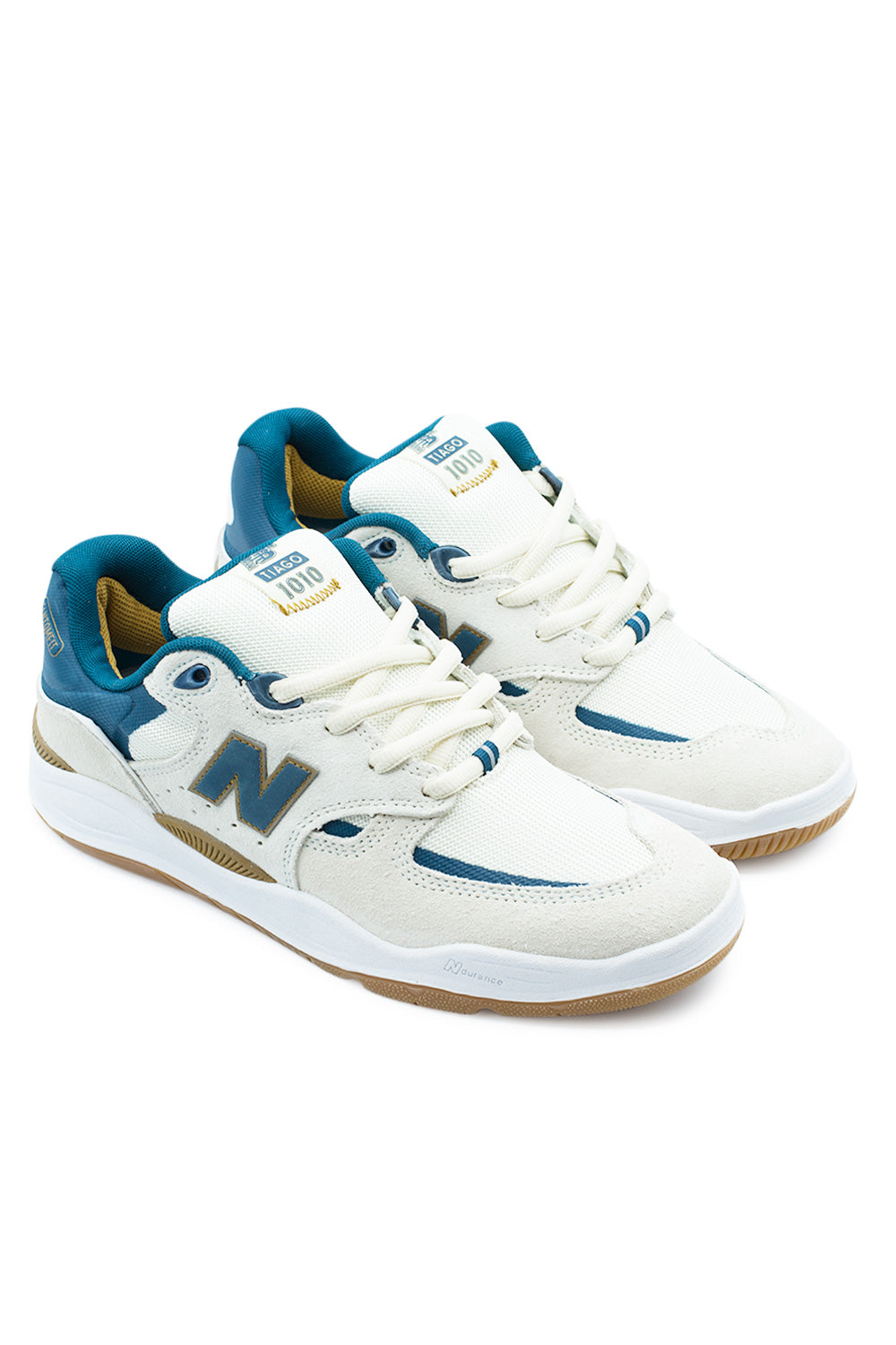 New Balance Numeric Tiago Lemos 1010 Schuh Altweiss / Grünblau