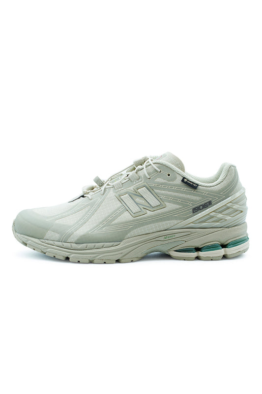 New Balance U1906X Gore-Tex Shipyard Oregano waterproof sneaker side view, technical running inspired shoe with N-ergy cushioning and TPU heel cage