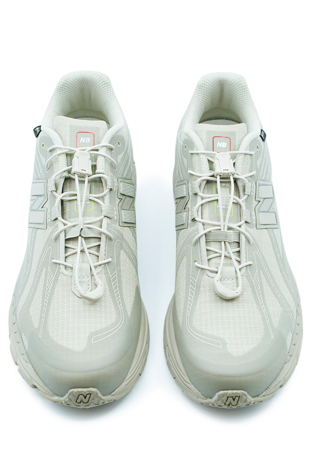 Top view of New Balance U1906X Gore-Tex Shipyard Oregano, breathable mesh upper with quick lace system and all-weather protection