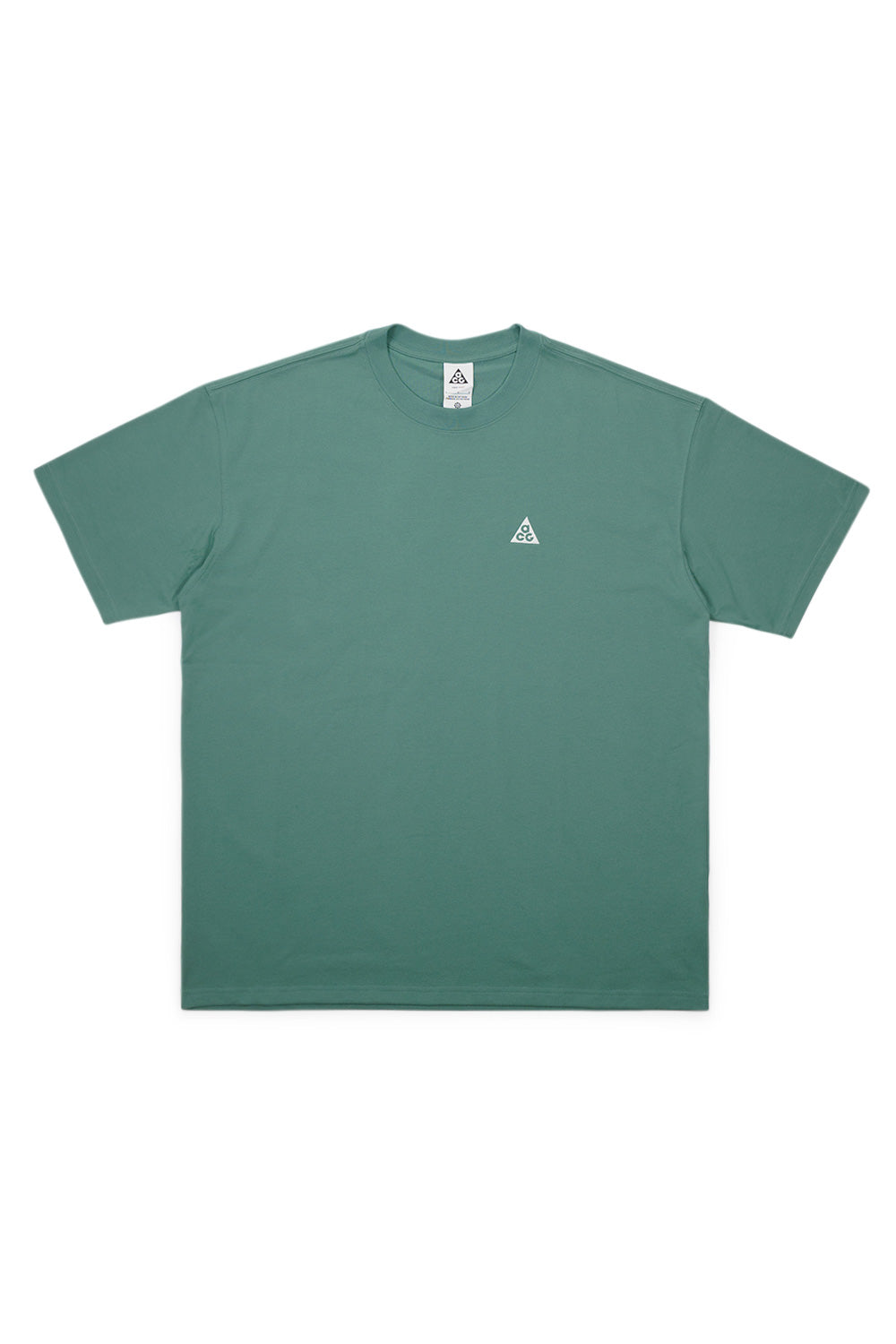 "Nike ACG Kurzarm-LBR-T-Shirt in Bicoastal – Vorderansicht mit gesticktem ACG-Logo auf der Brust"