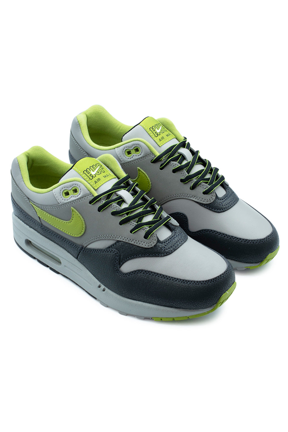 Nike X HUF Air Max 1 SP Schuh Anthrazit / Hellgrün / Grau