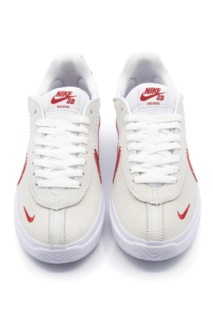 Nike SB BRSB Shoe White / Varsity Red - BONKERS