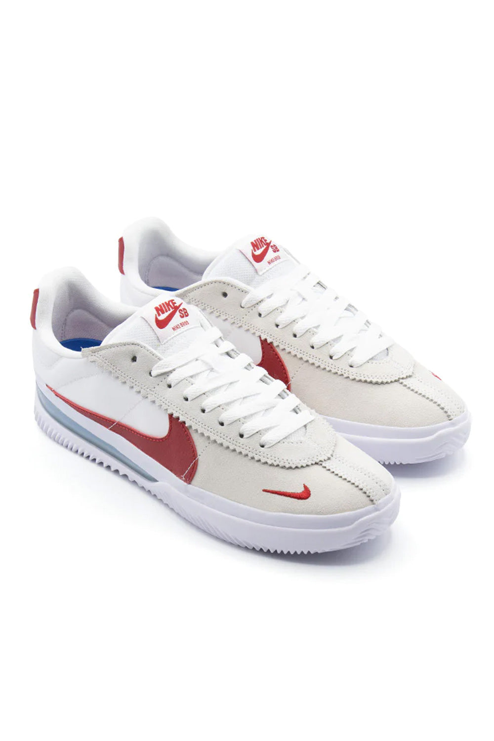Nike SB BRSB Shoe White / Varsity Red - BONKERS