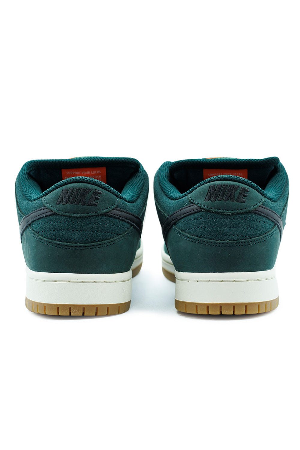 Nike SB Dunk Low Pro ISO Shoe (Orange Label) Deep Fir / Black / Fir / Sail - BONKERS