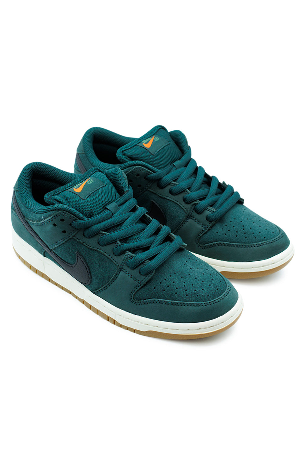 Nike SB Dunk Low Pro ISO Shoe (Orange Label) Deep Fir / Black / Fir / Sail - BONKERS