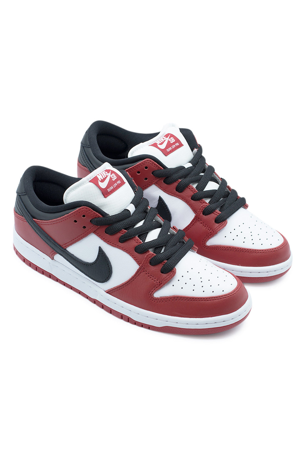 Nike SB Dunk Low Pro Shoe (Chicago) Varsity Red / Black / White - BONKERS