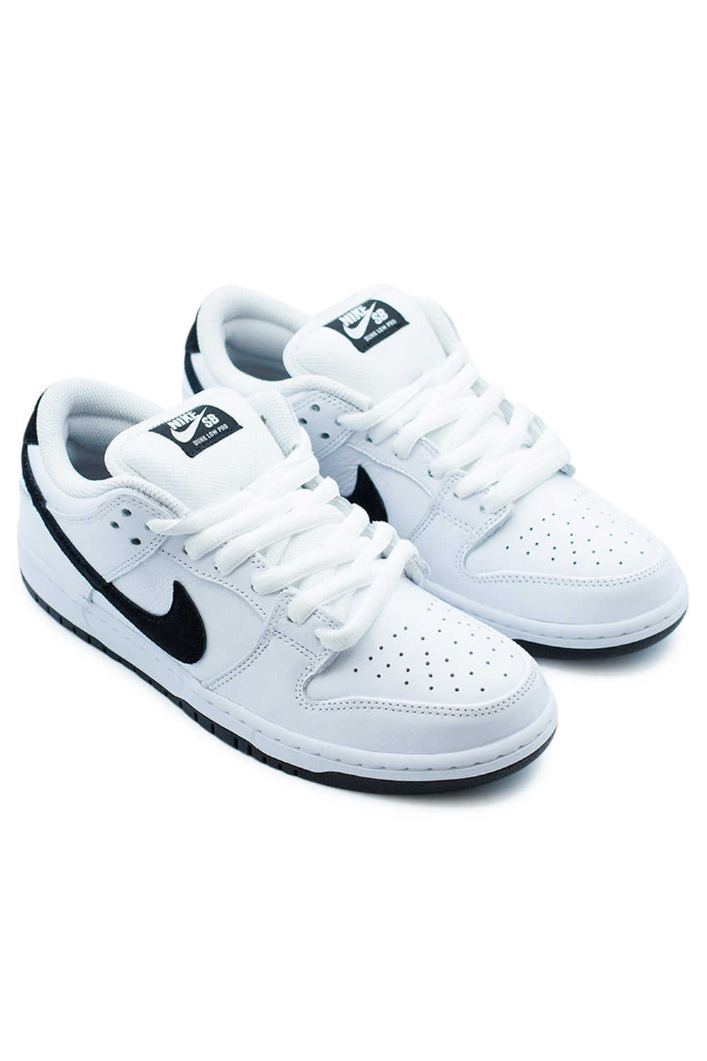 Nike SB Dunk Low Pro Shoe White / Black / White / Black