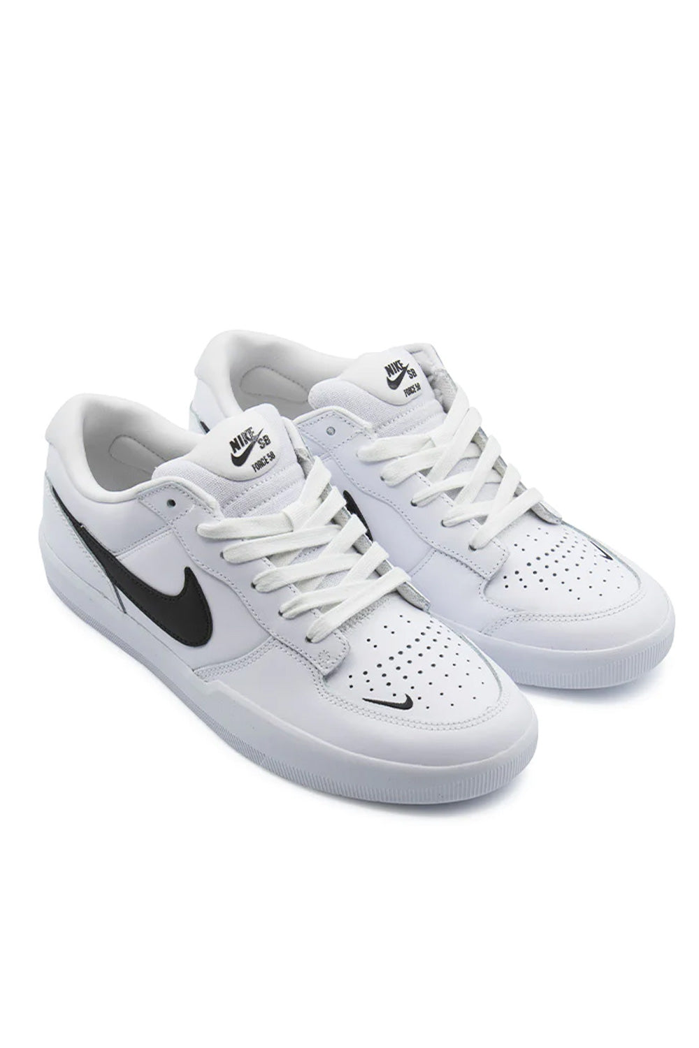 Nike SB Force 58 PRM L Shoe White / Black / White / White - BONKERS