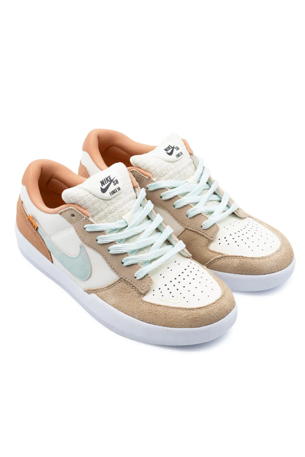 Nike SB Force 58 Shoe Pale Ivory / Jade Ice / White Hemp - BONKERS