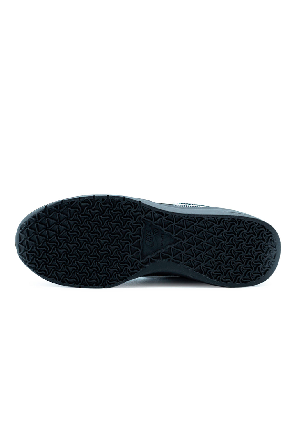 Outsole view of Nike SB PS8 featuring HART high-abrasion rubber technology, lightweight flexible traction pattern and enhanced grip for skateboarding