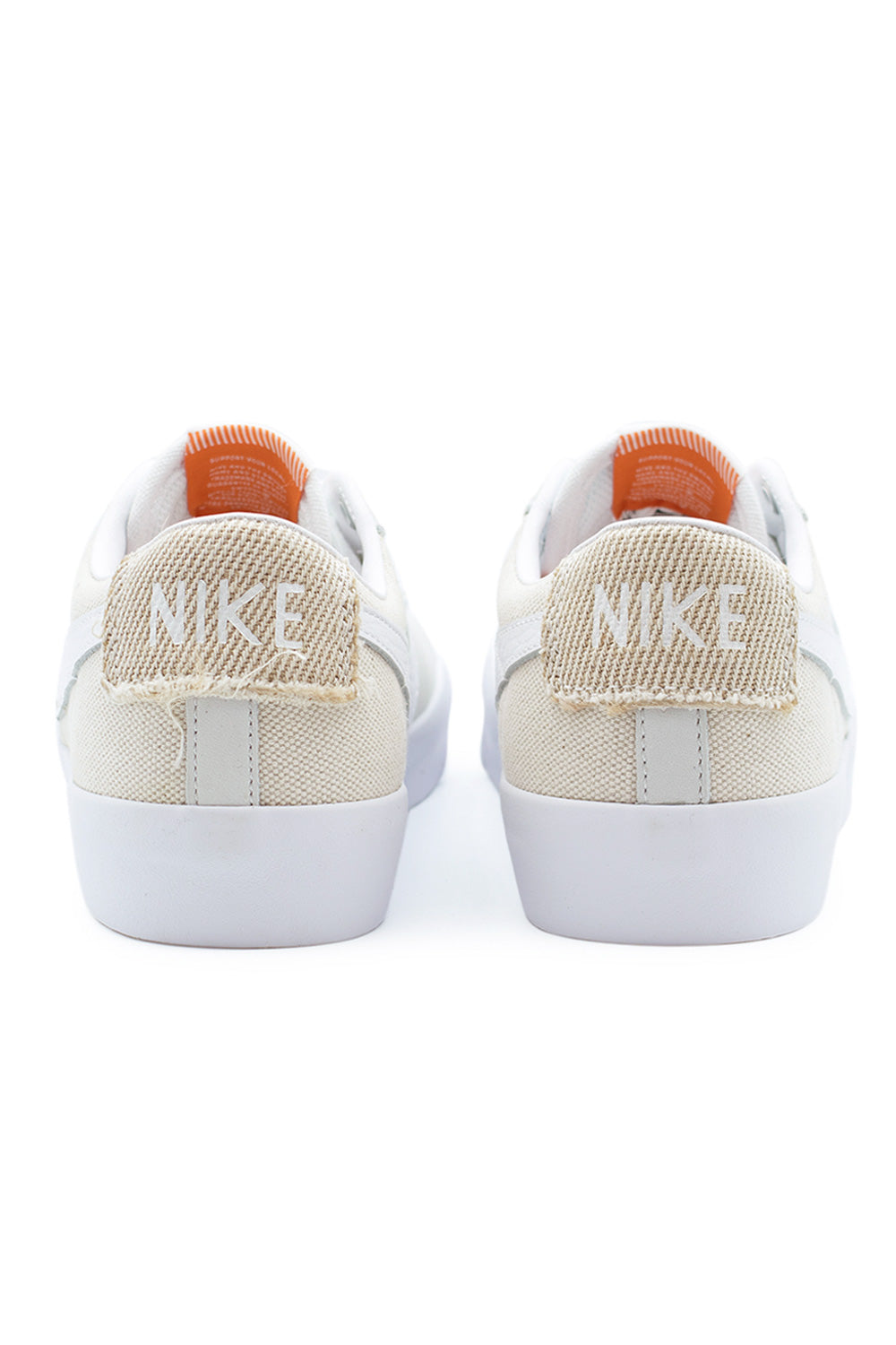 Nike SB Zoom Blazer Low Pro GT ISO Shoe (Orange Label) White / White / White / Summit White - BONKERS