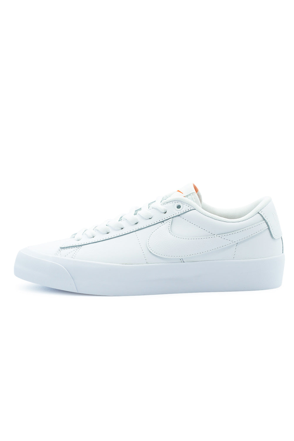 Nike SB Zoom Blazer Low Pro GT ISO Shoe (Orange Label) White / White / White / White - BONKERS