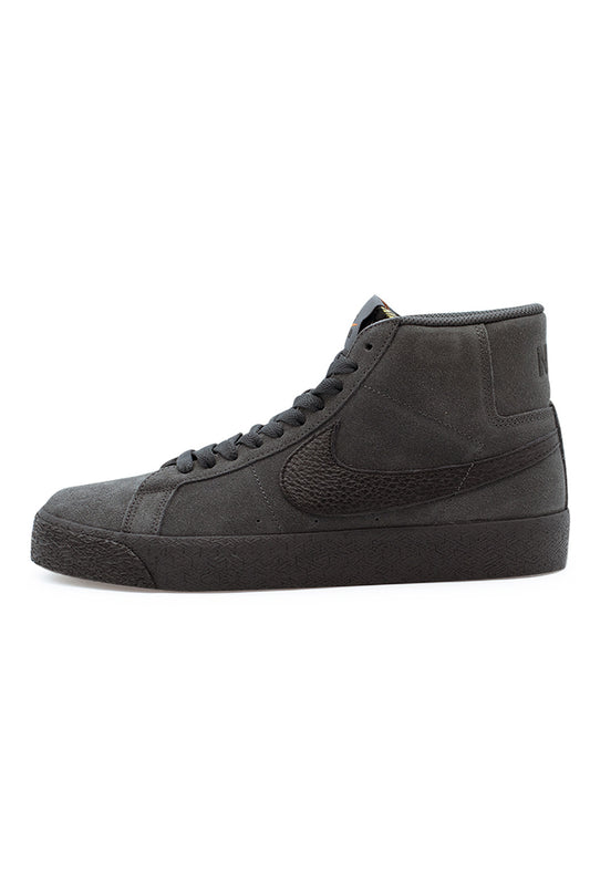 Nike SB Zoom Blazer Mid ISO Shoe (Orange Label) Dark Smoke Grey / Black - BONKERS