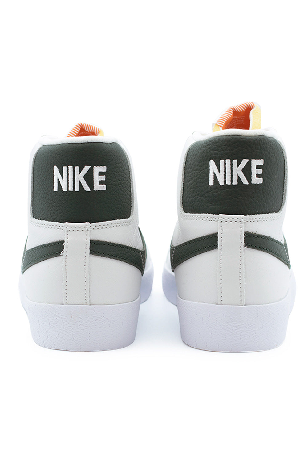 Nike SB Zoom Blazer Mid ISO Shoe (Orange Label) White / Pro Green / White - BONKERS
