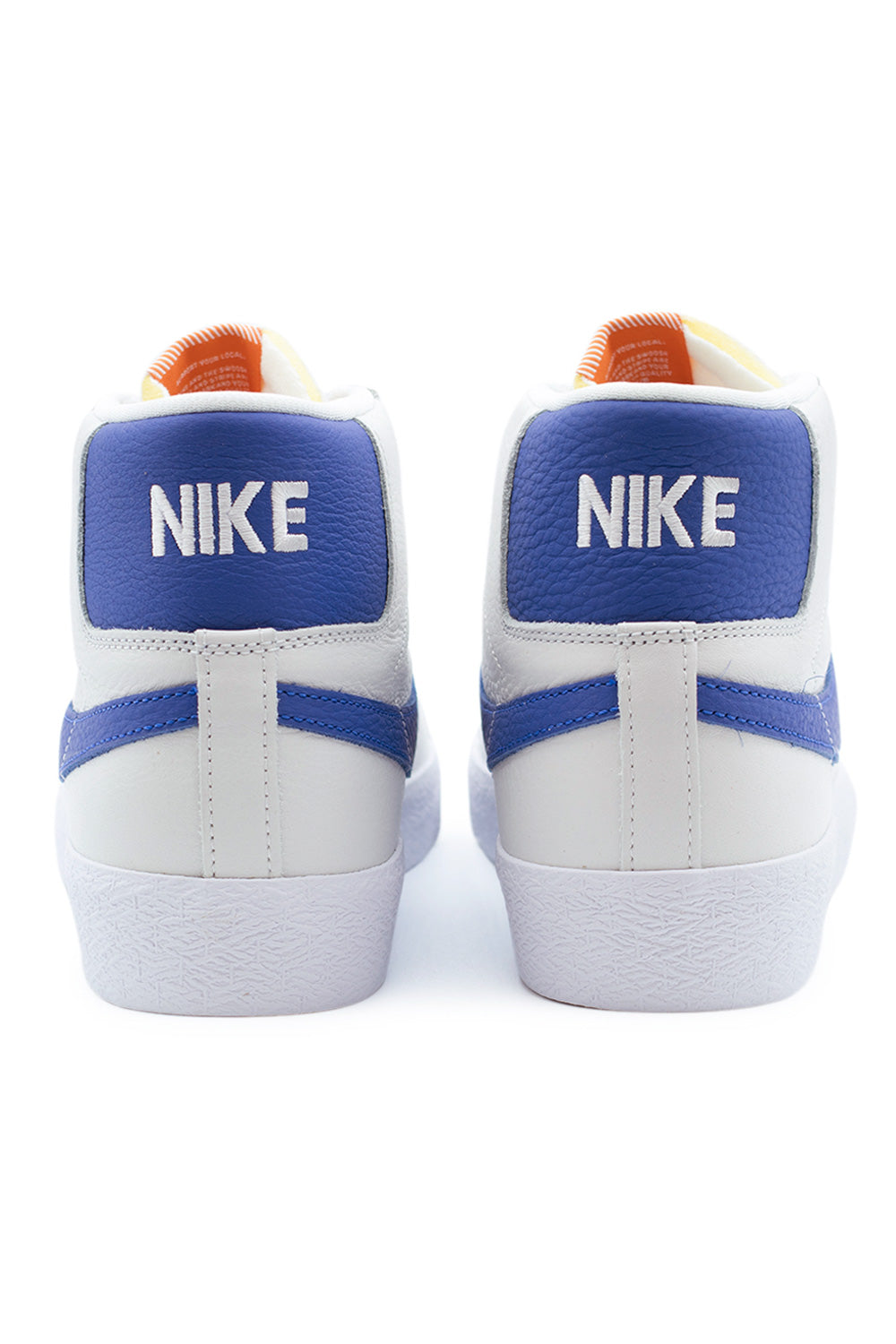 Nike SB Zoom Blazer Mid ISO Shoe (Orange Label) White / Varsity Royal / White - BONKERS