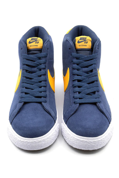 Nike SB Zoom Blazer Mid Shoe Navy / University Gold / Navy - BONKERS