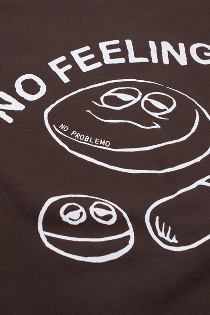 No Problemo Hard Feelings Crewneck Sweat Brown