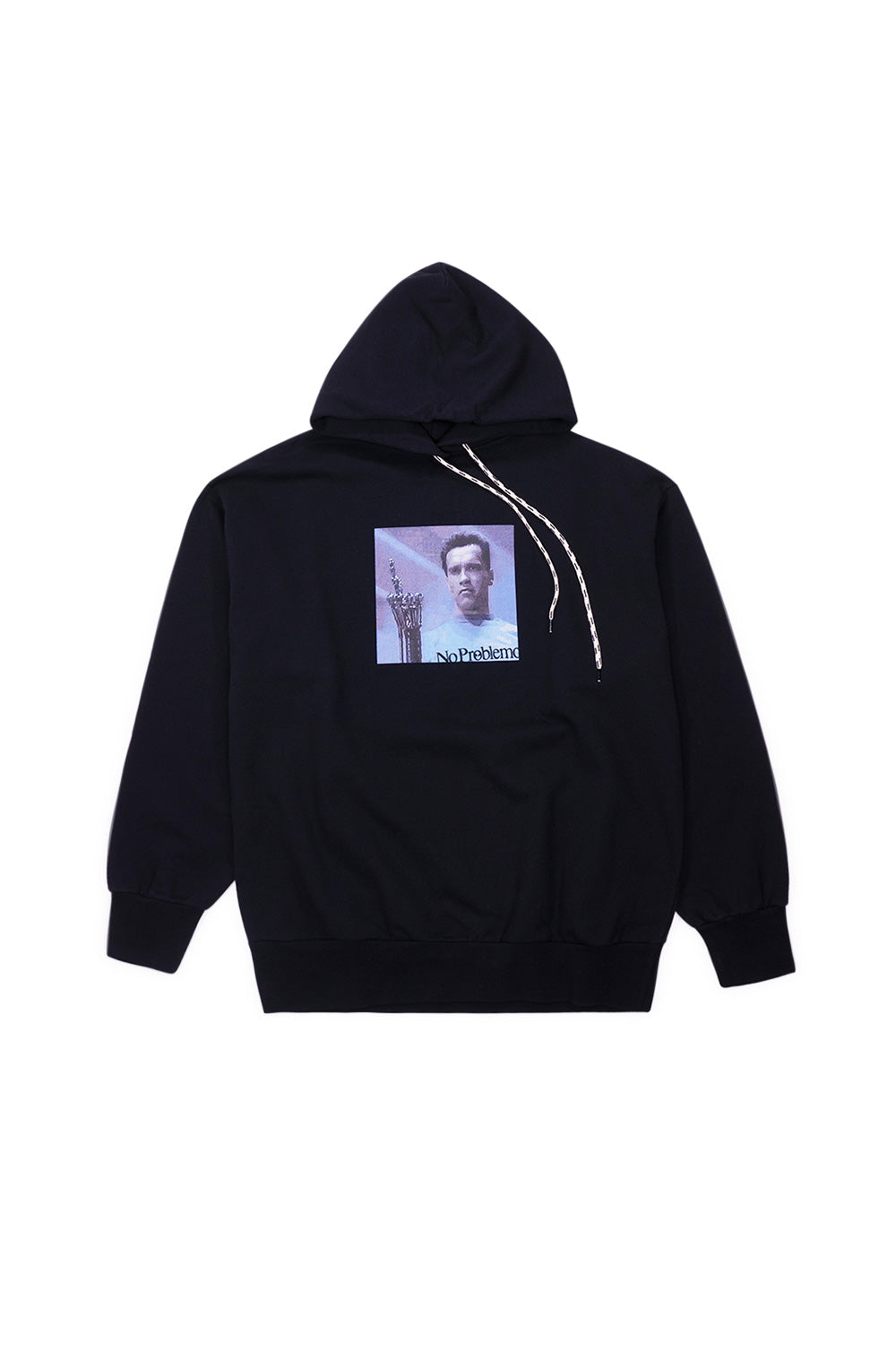 "No Problemo I'll Be Back Hoodie Black – Schwarzer Hoodie mit „I'll Be Back“-Print für ein cooles, urbanes Statement"

