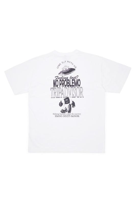 No Problemo Trip Advisor T-Shirt White