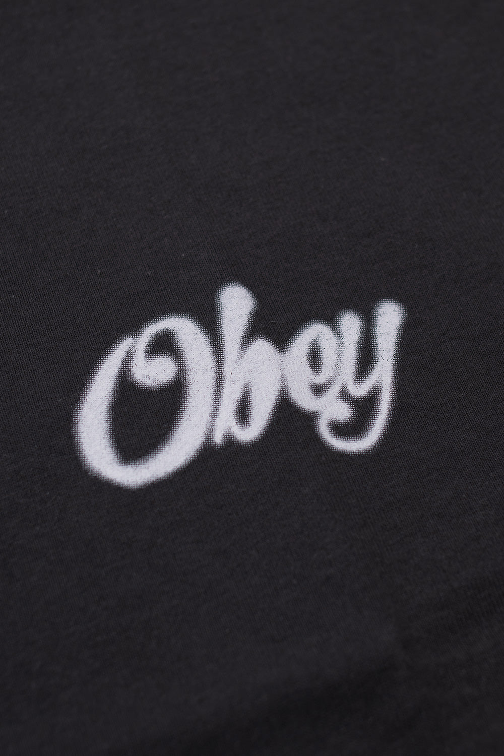 Obey Airbrushed Rose Heavyweight T-Shirt Vintage Black - BONKERS