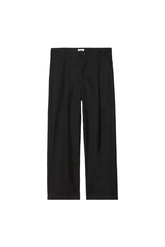 Obey Armel Pleated Pant Black - BONKERS