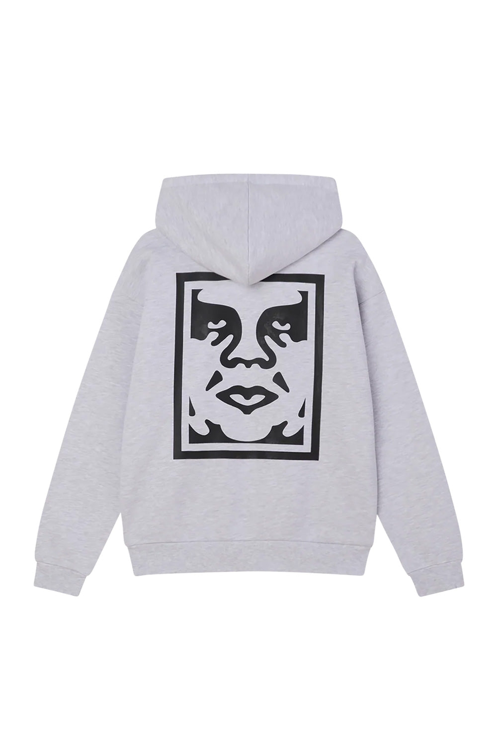 Obey Bold Icon Extra Heavy Hood Aschgrau