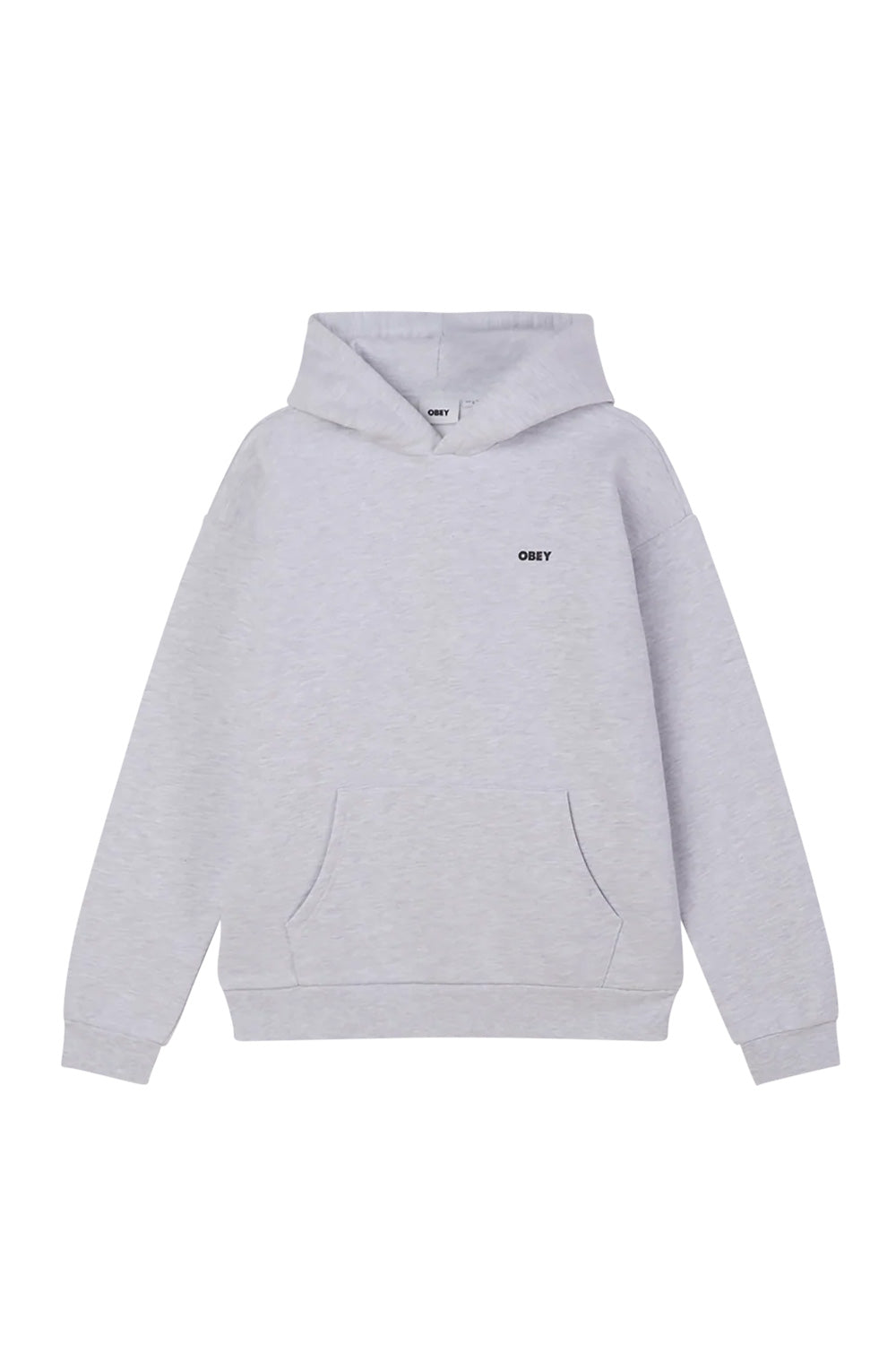 Obey Bold Icon Extra Heavy Hood Aschgrau