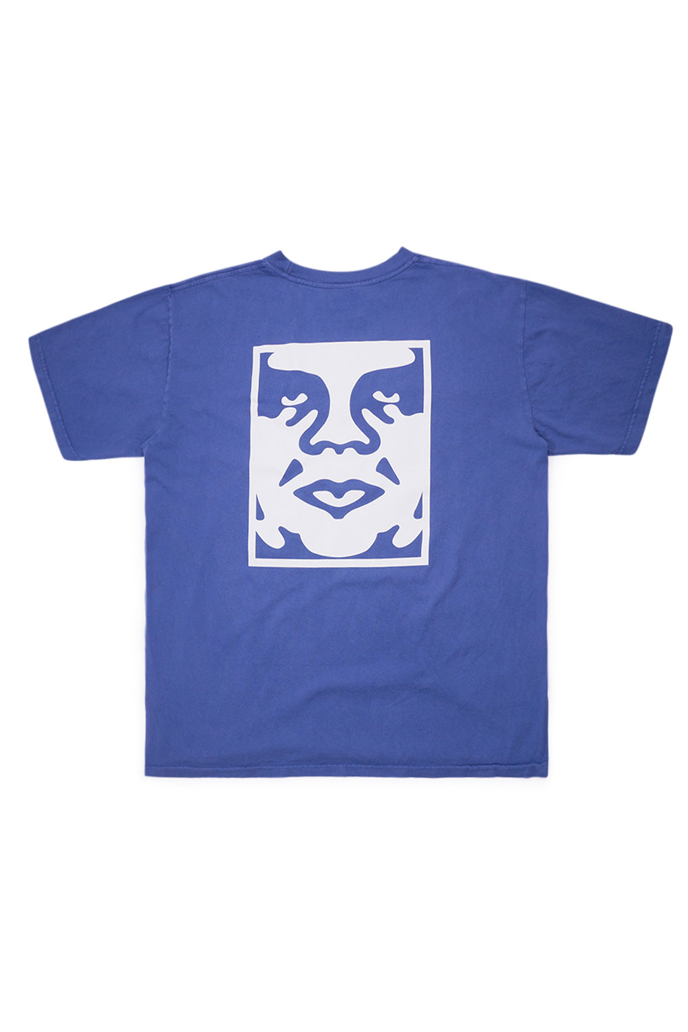 Obey Bold Icon Face T-Shirt Pigment Dark Denim - BONKERS