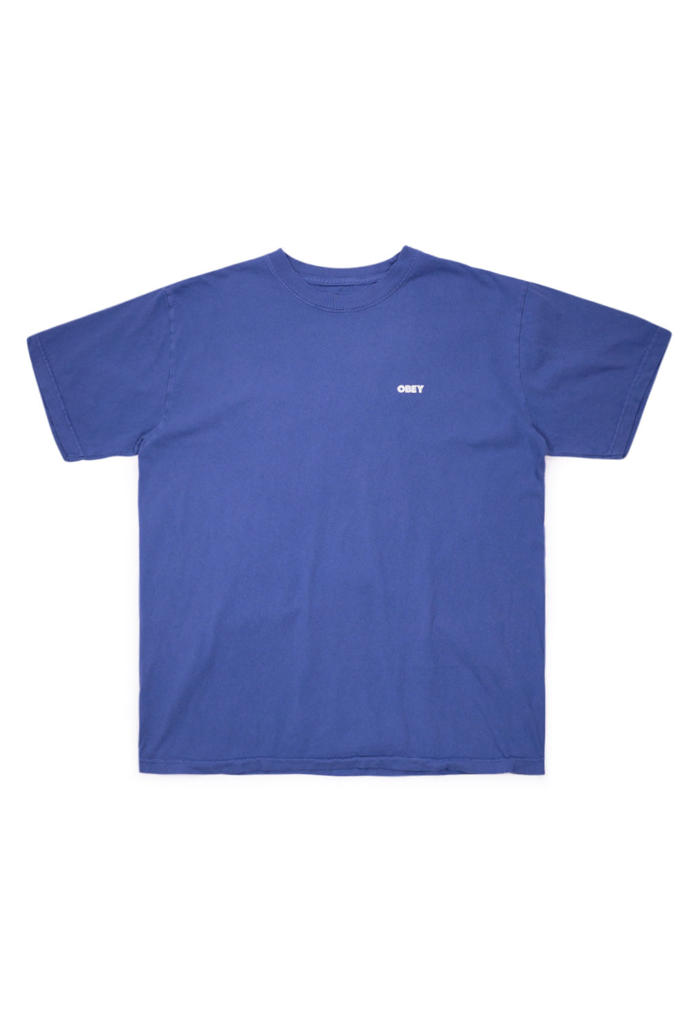 Obey Bold Icon Face T-Shirt Pigment Dark Denim - BONKERS