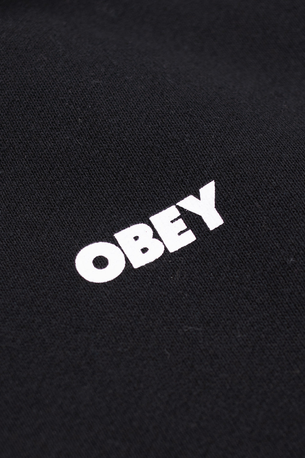 Obey Bold Star Extra Heavy Hood Black - BONKERS