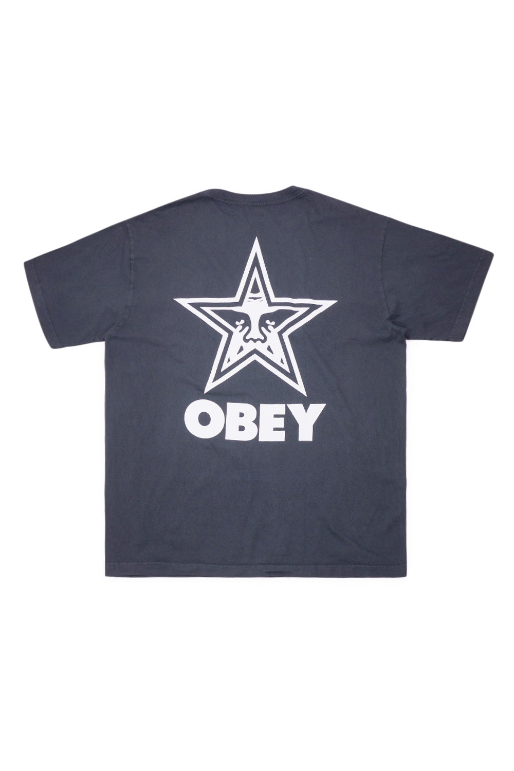 Obey Bold Star T-Shirt Pigment Vintage Black - BONKERS