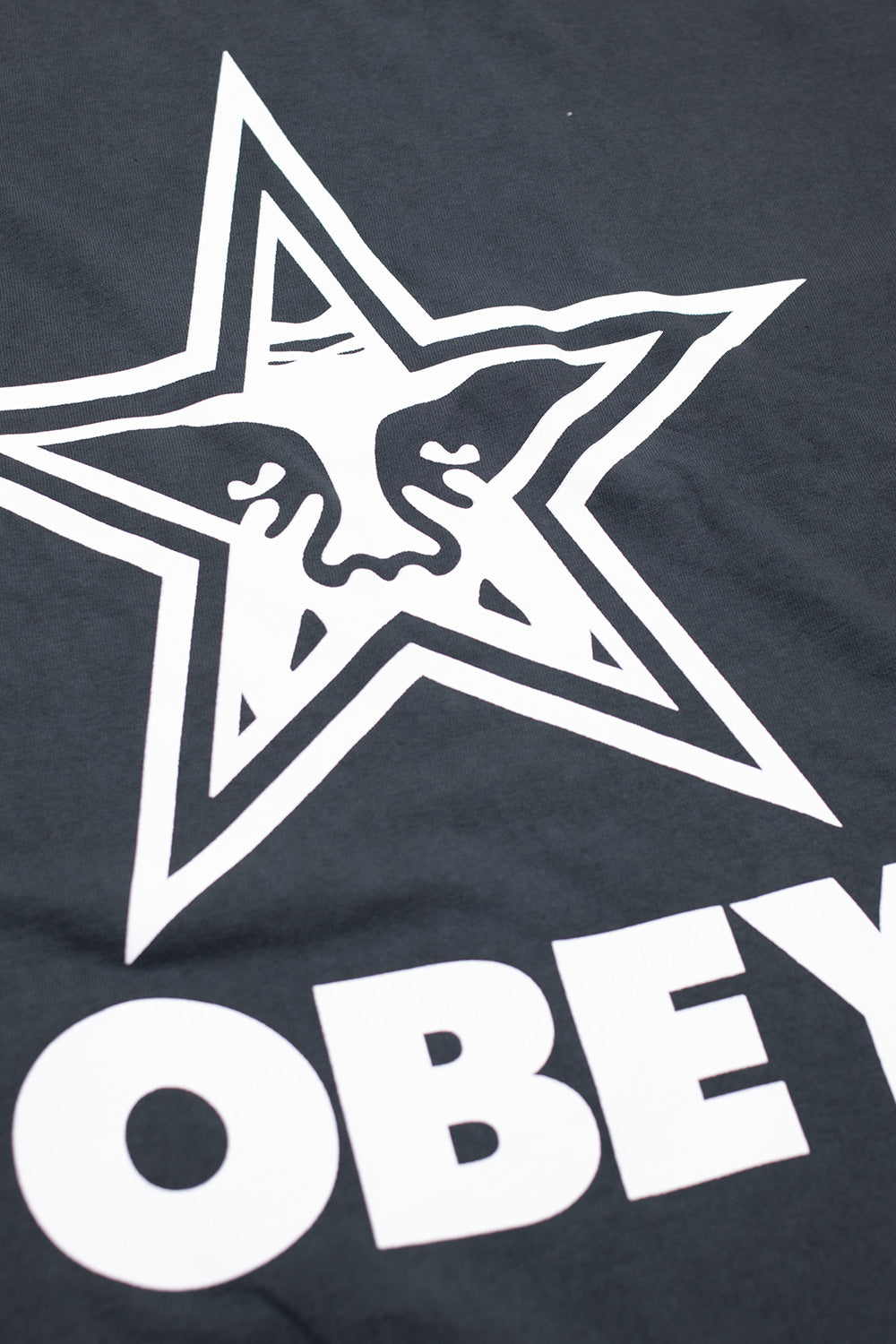 Obey Bold Star T-Shirt Pigment Vintage Black - BONKERS