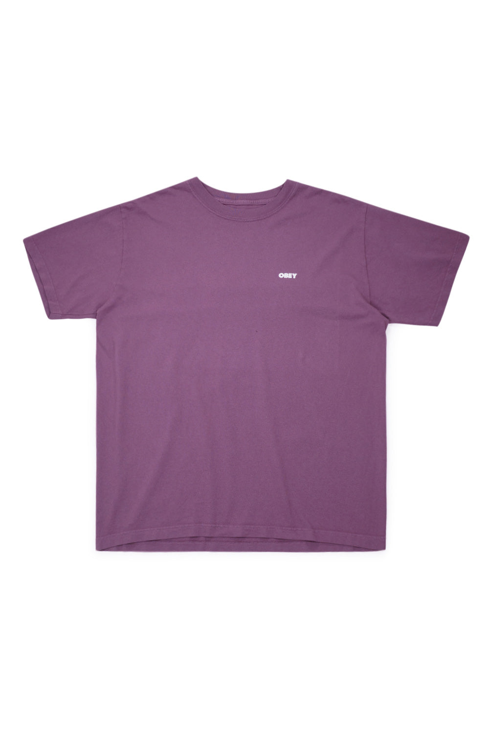 Obey Bold Star T-Shirt Pigment Vintage Plum - BONKERS