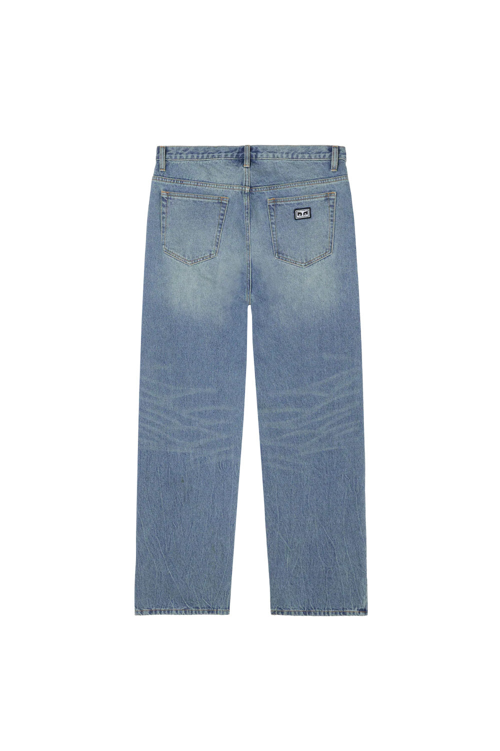 Obey Boxcar Straight Leg Denim Heavy Vintage Indigo - BONKERS
