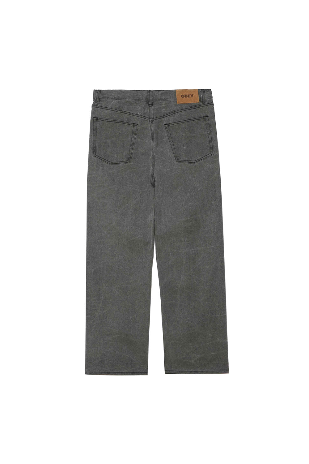 Obey Classic Wrinkle Baggy Denim Black (Wrinkle Wash) - BONKERS