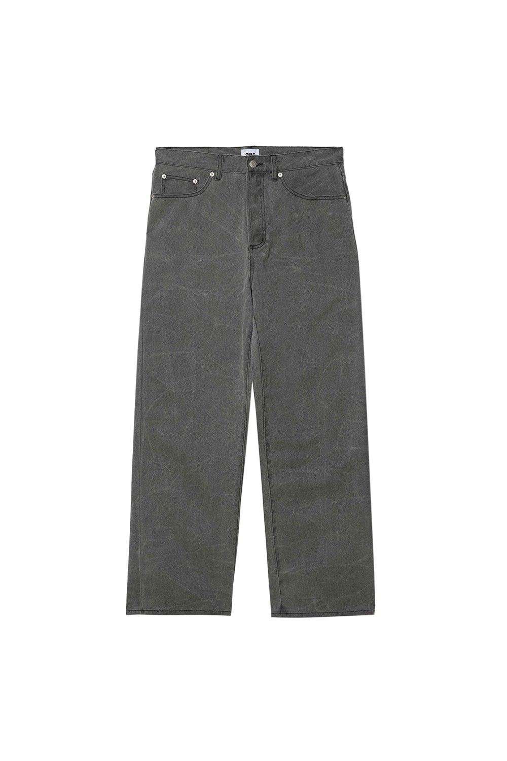 Obey Classic Wrinkle Baggy Denim Black (Wrinkle Wash) - BONKERS