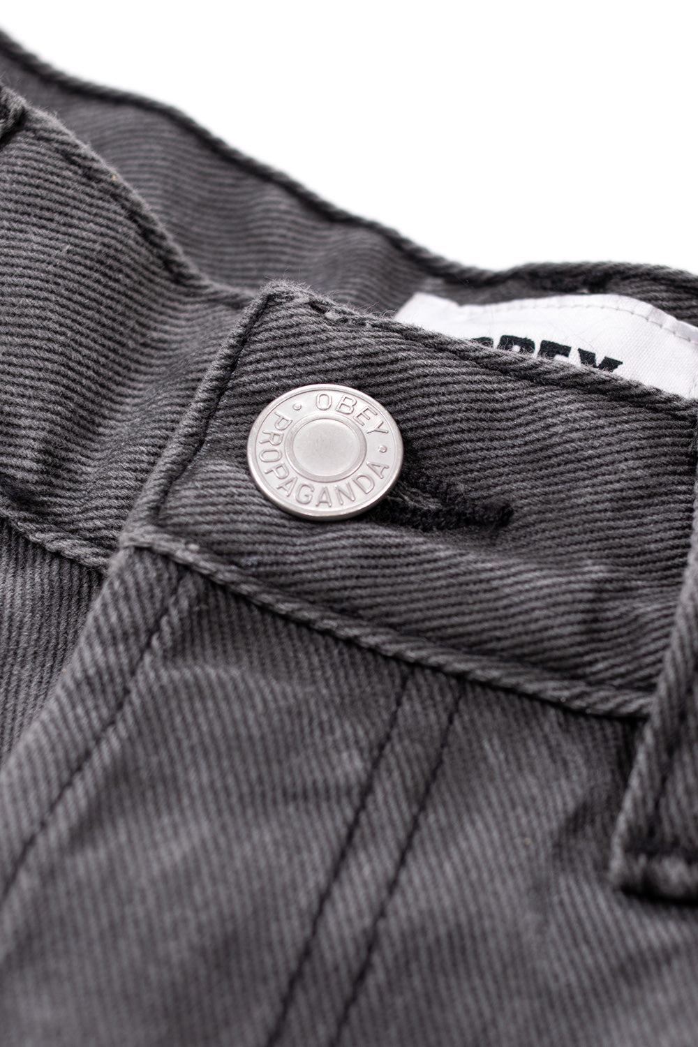 Obey Classic Wrinkle Baggy Denim Black (Wrinkle Wash) - BONKERS