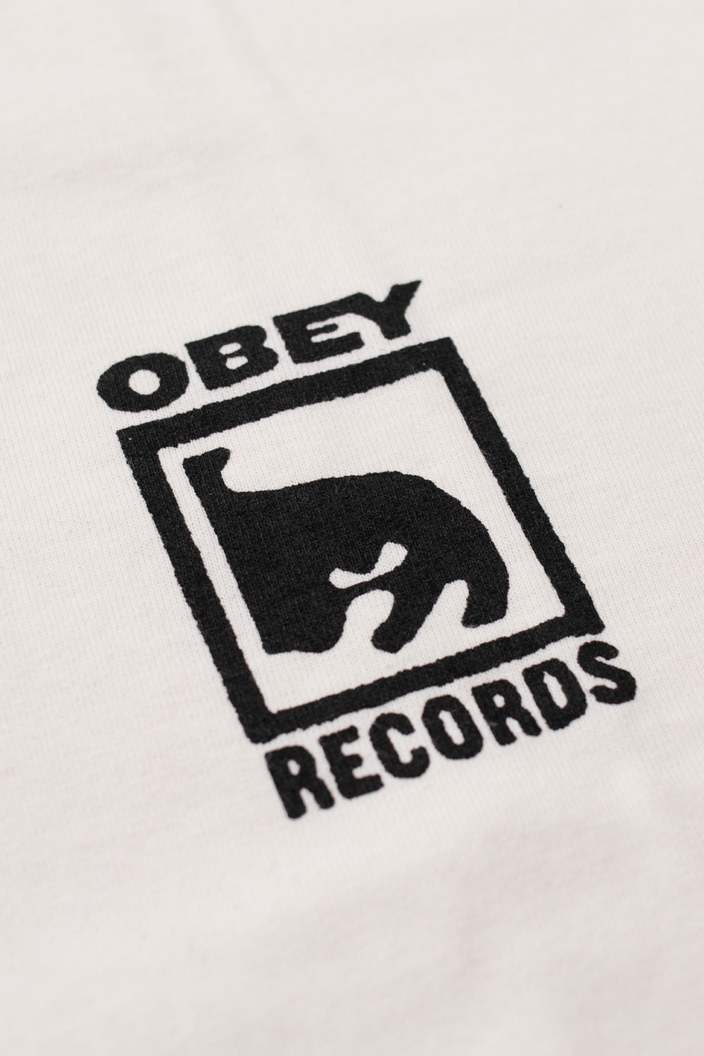Obey Come Lose Your Heating T-Shirt Vintage White - BONKERS