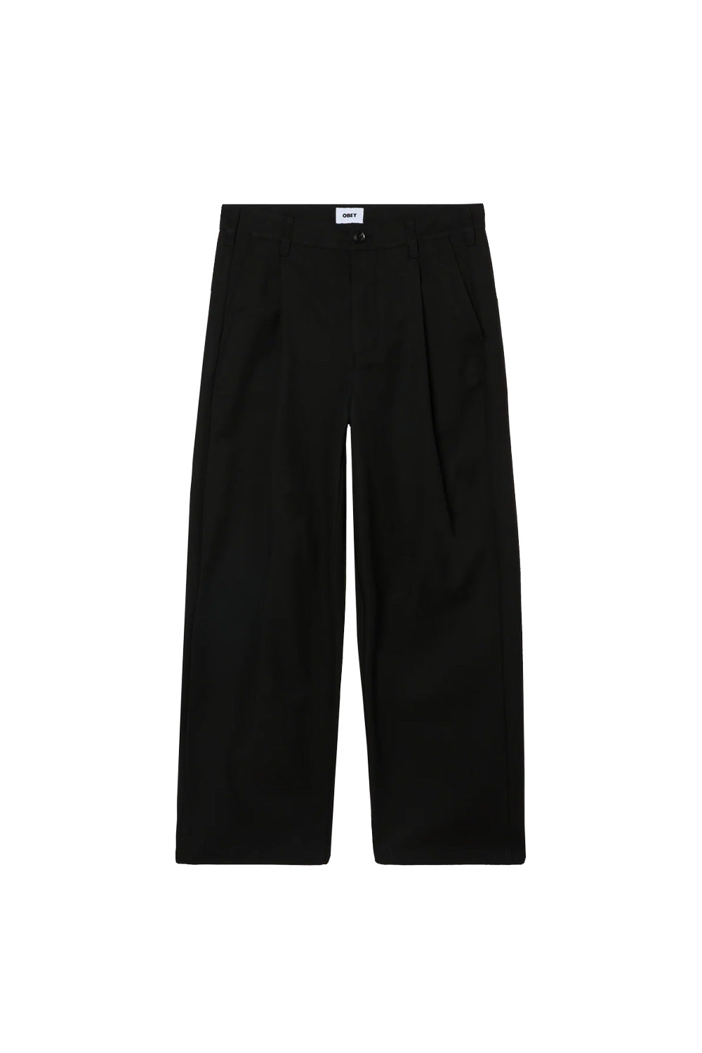Obey Dean Pleated Pant Black - BONKERS
