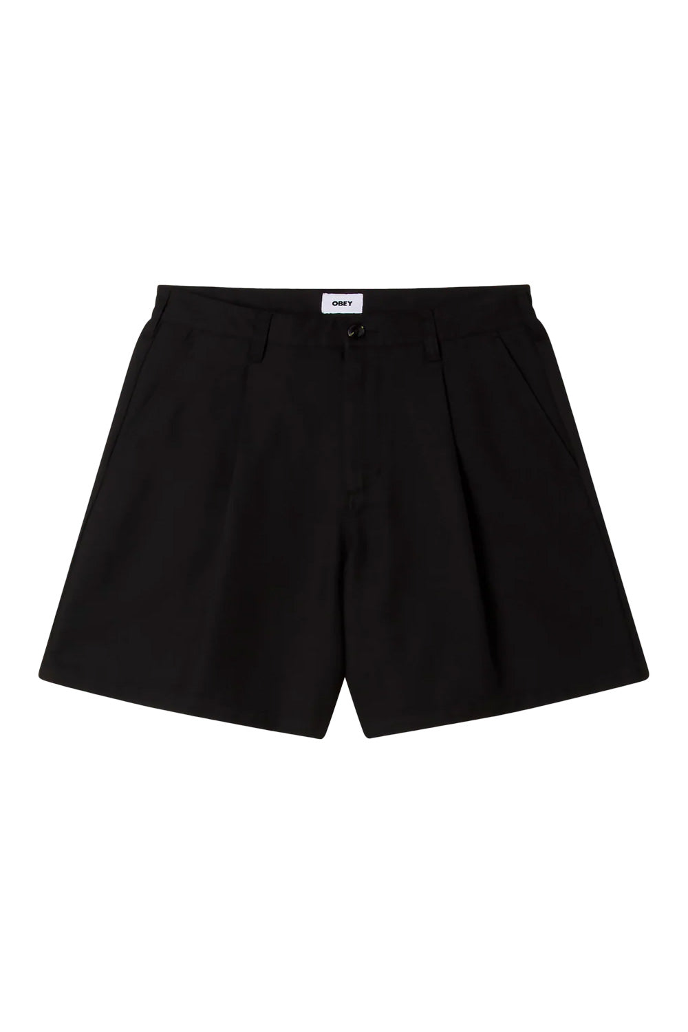 Obey Dean Pleated Short Black - BONKERS